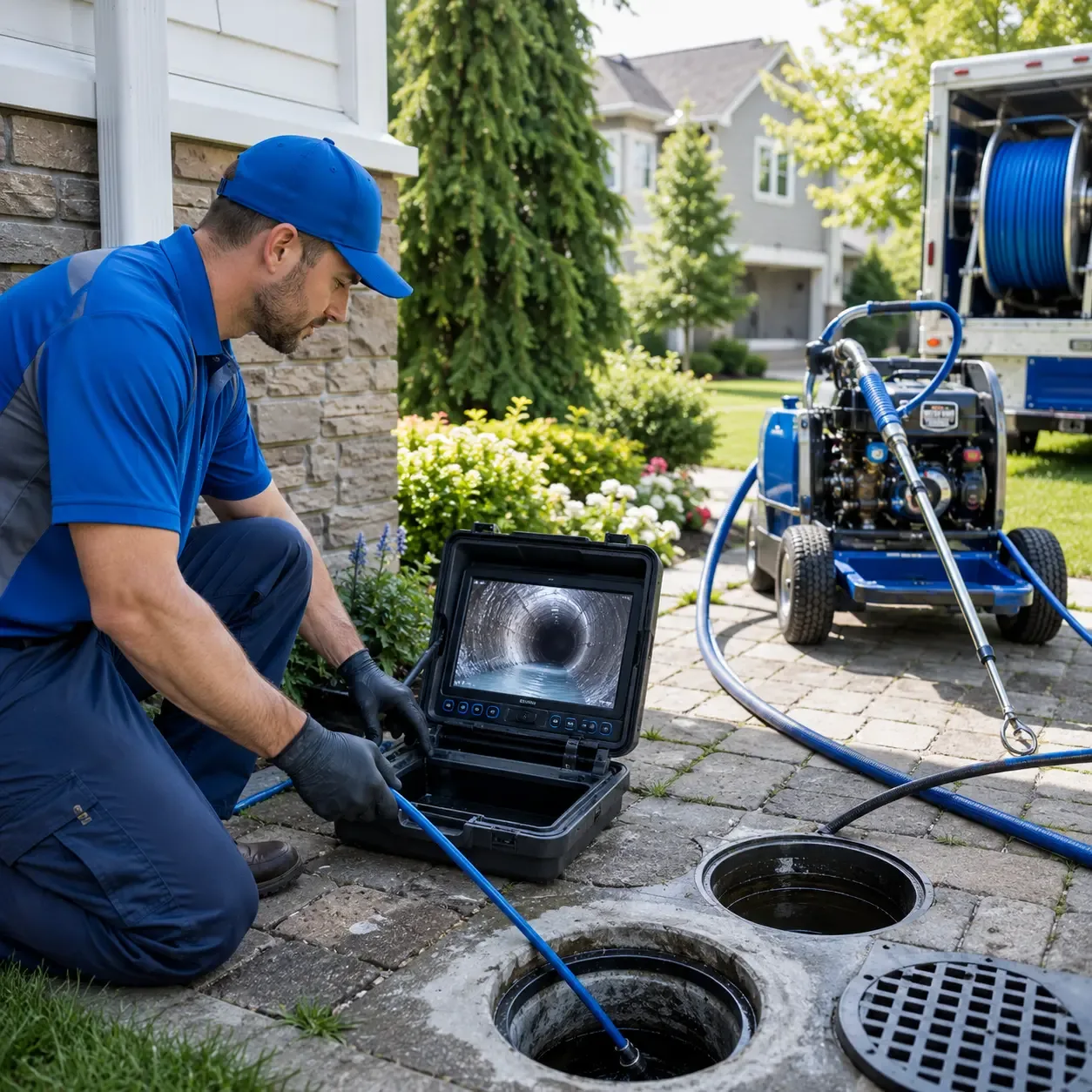 Outdoor drain cleaning professionals serving Addyston, OH